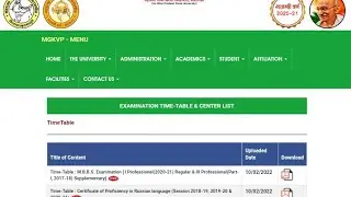 MGKVP Notification 2022  || mgkvp exam notification kaise dekhe|| mgkvp new notifications