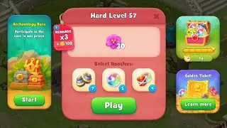 Gardenscapes Level 57 no boosters | F2P (ANDROID, IOS) 4K