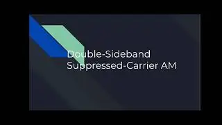 DSB SC AMPLITUDE MODULATION