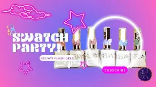 Swatch Party EXPOSED! 🦋 XEIJAYI Flash Gels That Sparkle, Shift & Slay 💖 | Nails by MisTe