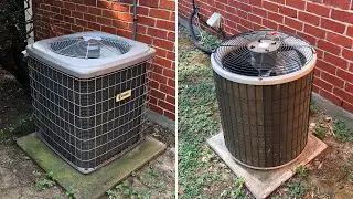 2009 Guardian Central Air Conditioner Running & 2004 Payne Teardrop Air Conditioner