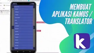 Membuat Aplikasi Kamus / Translator Android dengan Kodular #Part1