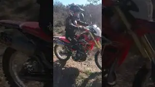 CHICA subida empinada con su moto #hondacrf250l #hardenduro #crazy #enjoy #girl #motorbike #power