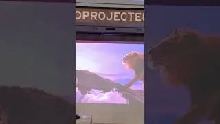 Image tr&egrave;s nette sur le vid&eacute;oprojecteur Hisense #darty