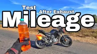 Hero Xtreme 125r Mileage Test After Change Exhaust #heroxtreme125r #herobikes #xtreme125 #akrapovic