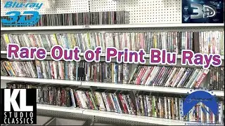 Out-of-print Vin Diesel and Kino Lorber Blu-rays and thrift store DVD gems.