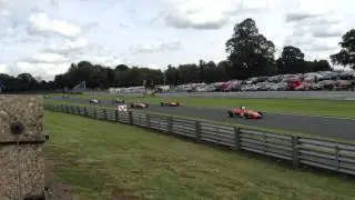 Formula 3 Race cars Flyby