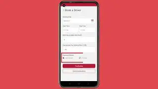 Book a delivery driver using the tastyhub app