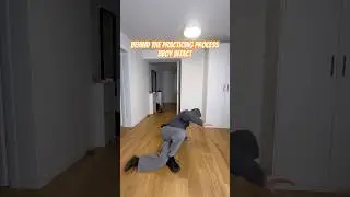 Behind the practicing process with bboy Intact