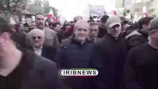 WATCH Iranian President Masoud Pezeshkian join pro-government rally in Tehran