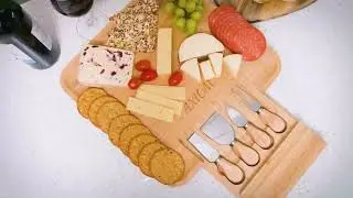 The Ultimate Bamboo Cheese Board - Charcuterie Board