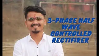 Three phase half wave controlled rectifier i.e rectification using thyristor based on IOE syllabus .