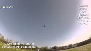 RcNet RTH Autoland Test Validation Final Multiwii 2.2 modifi&eacute;