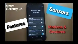 Amazing Sensor | Amazing feature of J6 | without touching phone we mute phone | feature & sensor