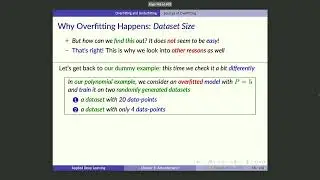 UofT DL Course - Lecture 28: Sources of Overfitting