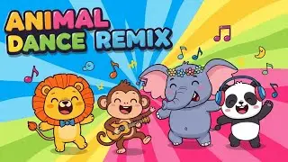 Animal Dance Remix | Fun Music and Movement Video for Kids | Animagic Studio