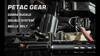 PETAC GEAR Tactical Battle Belt With Cobra Buckle D Ring