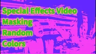 Special Effects Video Masking Random Colors Computer Graphics