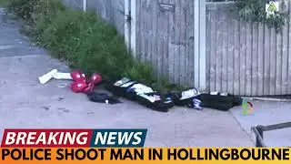 BREAKING NEWS: POLICE SHOOT MAN AFTER INCIDENT IN HOLLINGBOURNE