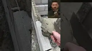 Masonry is satisfying to watch! I give this a 10/10 #construction #diy #masonry #tools