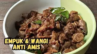 Resep Rempela Ati Kecap Favorit Rumah! Empuk & Anti Amis !!! 