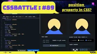🔴 CSS BATTLE Challenge No #89-Summit Solved✌ What's Your Score_