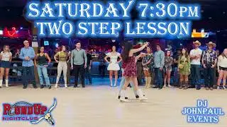 Two Step 🛢🛢 Double Barrel Roll  🛢🛢 Lesson by DJ JohnPaul at Round Up
