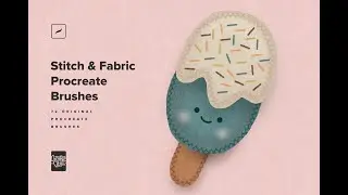 Stitch and Fabric Procreate Brushes Stock Graphics Download
