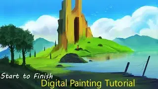 Digital Painting Tutorial From Start to Finish - Krita