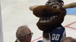 Winnipeg Jets Team Mascot Mick E. Moose