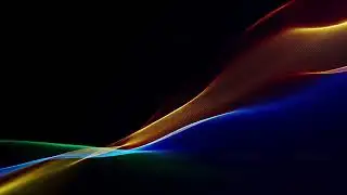 Abstract wave motion on blue background. Looping 4K video.