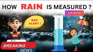 How rain is measured in mm or cm/ rain gauge/rain water measurement