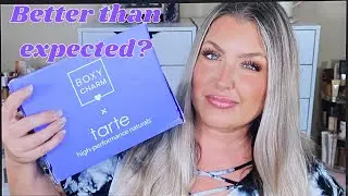 BOXYCHARM OCTOBER 2022 TARTE X BOXY TRY ON AND REVIEW | WORTH THE HYPE? | HOTMESS MOMMA MD