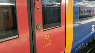 Boarding South Western Railway class 450 at London Waterloo