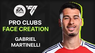EA FC 25 - GABRIEL MARTINELLI - FACE CREATION - Pro Clubs LOOKALIKE