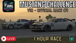DIRL Mustang Challenge LIVE 🏎️ | Mustang GT4 Chaos at VIR!