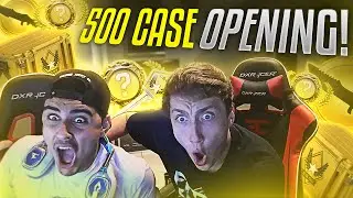 CSGO - MASSIVE 500 CASE OPENING!! (KNIFE UNBOXING)