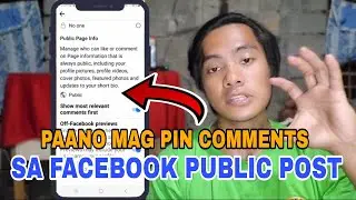 Paano mag pin comments sa facebook public post