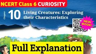 Class 6 Science Curiosity Chapter 10 Explanation| Living Creatures: Exploring their characteristics