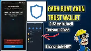 Tutorial Cara membuat akun trust wallet terbaru | Cara daftar trust wallet 2022
