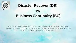 Disaster Recovery (DR) and and Business Continuity Plan (BCP)