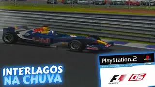 CORRER na CHUVA nesse F1 &Eacute; MUITO DIFICIL - F1 2006 PS2