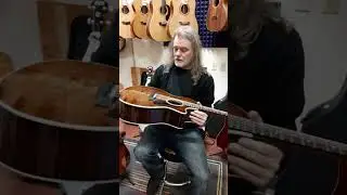 Taylor Walnut acoustic & Luna spalted maple acoustic at RocktownMusic.net