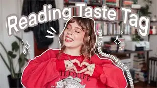 Reading Taste TAG 📖👀✨ .. get to know me as a reader