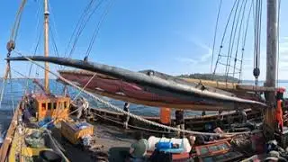 SUNBEAM and Heath 2 Ocean trip back from Rind&ouml; in 360 movie, 360 VR and 360 video