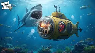 GTA 5 : Adam & Red Criminal Exploring Deadly Ocean Life In GTA 5 !