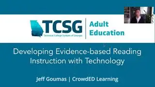 Developing Evidence-based Reading Instruction with Technology &ndash;&nbsp;TCSG Webinar