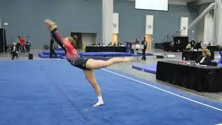 Stephanie Berger - Floor Exercise - 2018 Women's Junior Olympic National Championships