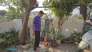 પપ્પાએ બગીચાની સફાઈ કરી | The happy HOME Vlogs 