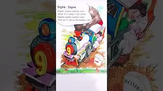 Engine Engine Number 9 Poem | Engine Engine Number 9 Rhyme | Nursery Rhymes #nurseryrhymes